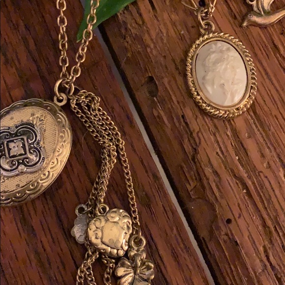 Layered Charm Necklace - Picture 2 of 5